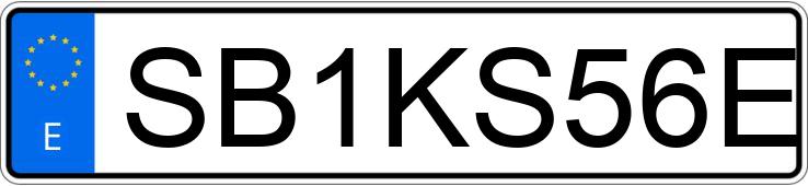 Numer rejestracyjny SB1KS56E90E055573 posiada TOYOTA AURIS