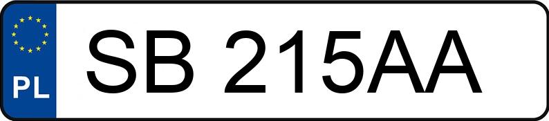 Numer rejestracyjny SB 215AA posiada FORD MONDEO - SB215AA
