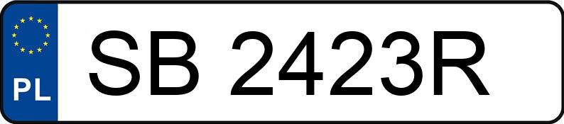 Numer rejestracyjny SB 2423R posiada VOLKSWAGEN UP! - SB2423R