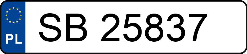 Numer rejestracyjny SB 25837 posiada FIAT PALIO WEEKEND 1.2 KAT - SB25837 Numer rejestracyjny SB 25837 posiada FIAT PALIO WEEKEND 1.2 KAT - SB25837