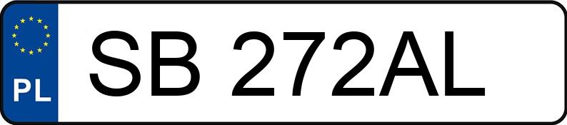 Numer rejestracyjny SB 272AL posiada FIAT Punto II 1.2 Kat. Sound - SB272AL Numer rejestracyjny SB 272AL posiada FIAT Punto II 1.2 Kat. Sound - SB272AL