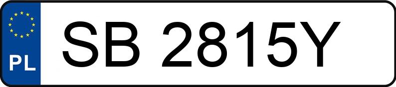 Numer rejestracyjny SB 2815Y posiada RENAULT Megane III MR`14 E5 Life Energy 115 TCe - SB2815Y