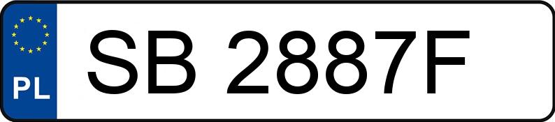 Numer rejestracyjny SB 2887F posiada VOLKSWAGEN Golf III Variant 1.9 TD MR`97 E2 GL - SB2887F