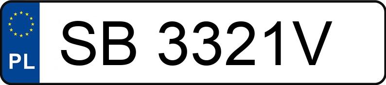 Numer rejestracyjny SB 3321V posiada AUDI A4 Avant 1.6 Kat. MR`00 E3 8E A4 Avant 1.6 Kat. MR`00 E3 8E - SB3321V