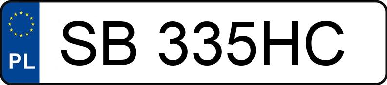 Numer rejestracyjny SB 335HC posiada MAN TGX L.2018.858.001 - SB335HC