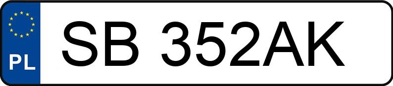 Numer rejestracyjny SB 352AK posiada FORD TRANSIT FCD - SB352AK Numer rejestracyjny SB 352AK posiada FORD TRANSIT FCD - SB352AK