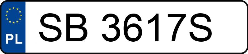 Numer rejestracyjny SB 3617S posiada AUDI A4 - SB3617S Numer rejestracyjny SB 3617S posiada AUDI A4 - SB3617S
