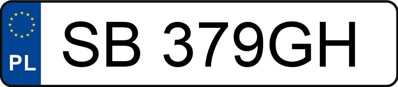 Numer rejestracyjny SB 379GH posiada VOLVO XC40 - SB379GH