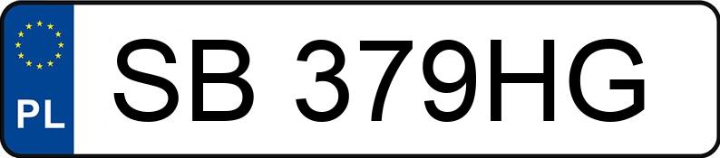 Numer rejestracyjny SB 379HG posiada FORD TRANSIT - SB379HG