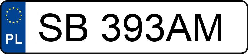 Numer rejestracyjny SB 393AM posiada TOYOTA Auris Diesel MR`07 E4 Luna - SB393AM