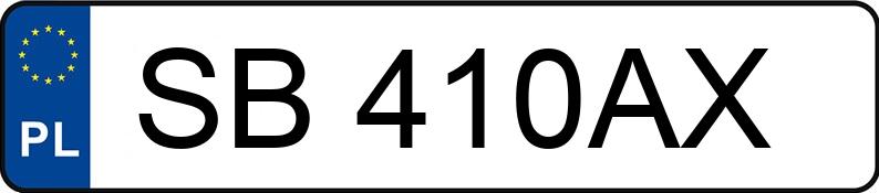 Numer rejestracyjny SB 410AX posiada OPEL INSIGNIA SPORTS TOURER - SB410AX