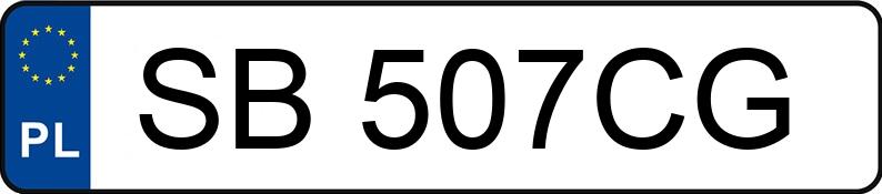 Numer rejestracyjny SB 507CG posiada TOYOTA YARIS - SB507CG