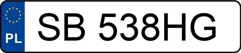 Numer rejestracyjny SB 538HG posiada CUPRA FORMENTOR - SB538HG Numer rejestracyjny SB 538HG posiada CUPRA FORMENTOR - SB538HG