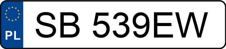 Numer rejestracyjny SB539EW posiada BMW 530 Touring Diesel Kat. MR`01 E3 E39 530 Touring Diesel Kat. MR`01 E3 E39