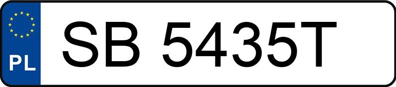 Numer rejestracyjny SB 5435T posiada FIAT TIPO - SB5435T