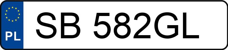 Numer rejestracyjny SB 582GL posiada MERCEDES-BENZ E 200 D - SB582GL