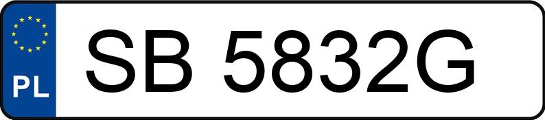 Numer rejestracyjny SB 5832G posiada BMW 730 - SB5832G Numer rejestracyjny SB 5832G posiada BMW 730 - SB5832G