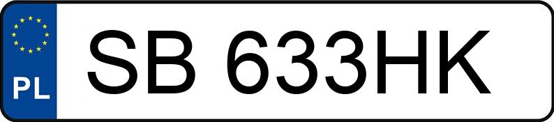 Numer rejestracyjny SB 633HK posiada KIA STINGER - SB633HK Numer rejestracyjny SB 633HK posiada KIA STINGER - SB633HK