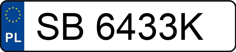 Numer rejestracyjny SB 6433K posiada OPEL Corsa B 1.4 MR`97 City - SB6433K