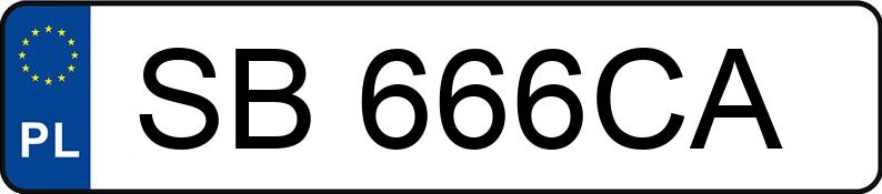 Numer rejestracyjny SB 666CA posiada VOLKSWAGEN GOLF - SB666CA Numer rejestracyjny SB 666CA posiada VOLKSWAGEN GOLF - SB666CA