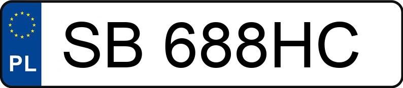 Numer rejestracyjny SB 688HC posiada BMW 520D XDRIVE - SB688HC Numer rejestracyjny SB 688HC posiada BMW 520D XDRIVE - SB688HC