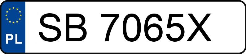 Numer rejestracyjny SB 7065X posiada FORD Focus 1.5 EcoBoost MR`18 E6 ST-Line Business - SB7065X