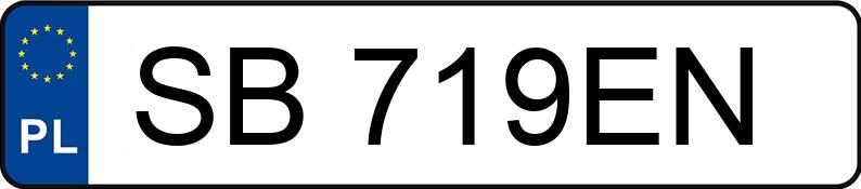 Numer rejestracyjny SB 719EN posiada OPEL CORSA - SB719EN