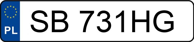 Numer rejestracyjny SB 731HG posiada FORD FOCUS - SB731HG