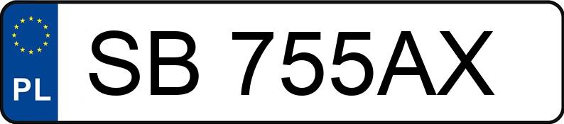 Numer rejestracyjny SB 755AX posiada KIA SPORTAGE - SB755AX
