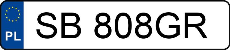 Numer rejestracyjny SB 808GR posiada AUDI S4 - SB808GR
