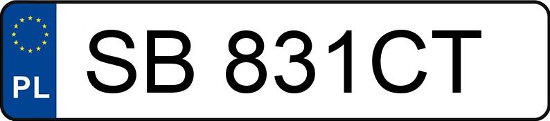 Numer rejestracyjny SB 831CT posiada SEAT LEON - SB831CT