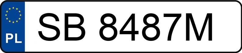 Numer rejestracyjny SB 8487M posiada TOYOTA COROLLA 1.6 KAT - SB8487M Numer rejestracyjny SB 8487M posiada TOYOTA COROLLA 1.6 KAT - SB8487M