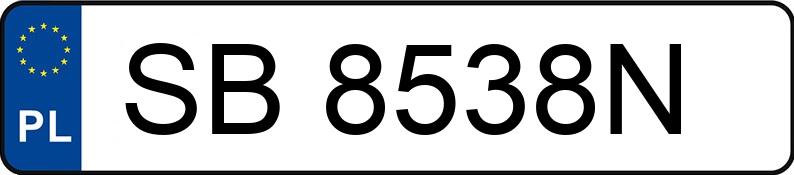 Numer rejestracyjny SB 8538N posiada FIAT SEDICI - SB8538N