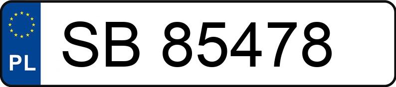 Numer rejestracyjny SB 85478 posiada HONDA CIVIC - SB85478