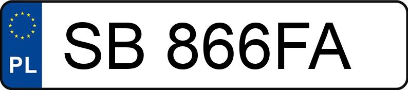 Numer rejestracyjny SB 866FA posiada JEEP CHEROKEE - SB866FA