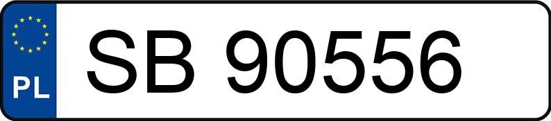 Numer rejestracyjny SB 90556 posiada FIAT DOBLO - SB90556