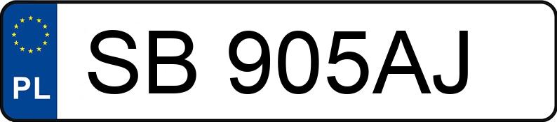 Numer rejestracyjny SB 905AJ posiada BMW 118D - SB905AJ