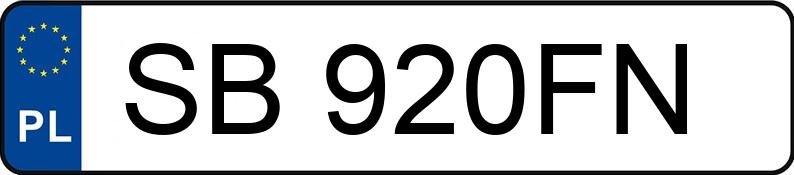 Numer rejestracyjny SB 920FN posiada SKODA Octavia IV 2.0 TSI MR`20 E6d Scout 4x4 DSG - SB920FN