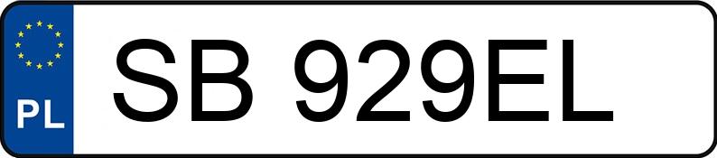 Numer rejestracyjny SB 929EL posiada MITSUBISHI L200 - SB929EL Numer rejestracyjny SB 929EL posiada MITSUBISHI L200 - SB929EL