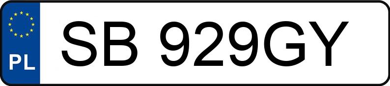 Numer rejestracyjny SB 929GY posiada BMW X5 MR`18 E6 G05 xDrive40i Step - SB929GY