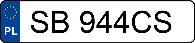 Numer rejestracyjny SB 944CS posiada AUDI A3 1.8 Kat. MR`96 8L T Ambiente - SB944CS