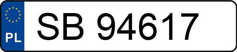 Numer rejestracyjny SB 94617 posiada MERCEDES-BENZ 190 D 2.0 201 190 D 2.0 201 - SB94617