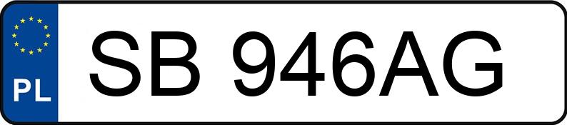 Numer rejestracyjny SB 946AG posiada TOYOTA YARIS - SB946AG