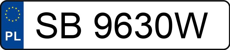 Numer rejestracyjny SB 9630W posiada HYUNDAI IX35 - SB9630W