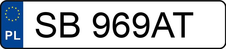 Numer rejestracyjny SB 969AT posiada BMW 330D XDRIVE - SB969AT