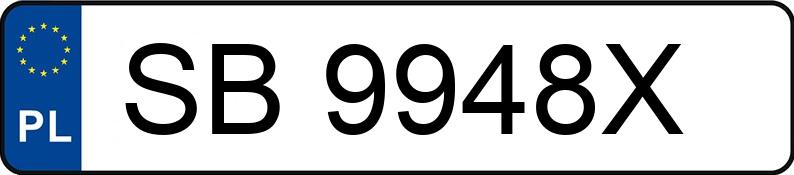 Numer rejestracyjny SB 9948X posiada TOYOTA LAND CRUISER 4.2 TD - SB9948X