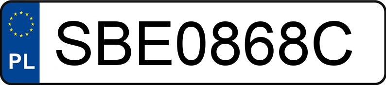 Numer rejestracyjny SBE 0868C posiada DAIMLERCHRYSLER NEON - SBE0868C