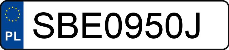 Numer rejestracyjny SBE 0950J posiada BMW 330XI - SBE0950J