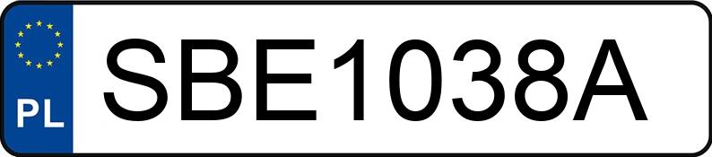 Numer rejestracyjny SBE 1038A posiada NISSAN QASHQAI - SBE1038A