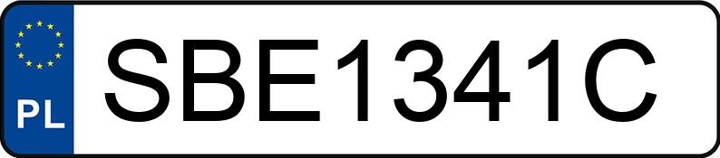 Numer rejestracyjny SBE 1341C posiada TOYOTA COROLLA - SBE1341C